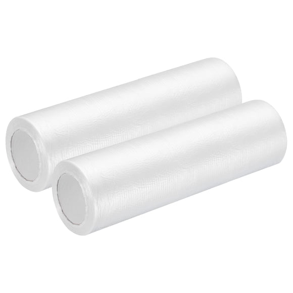2 Rolls 13 x 52 Ft Plastic Drop Cloth, Waterproof Protective Masking Film or Protecting Furniture, Flooring