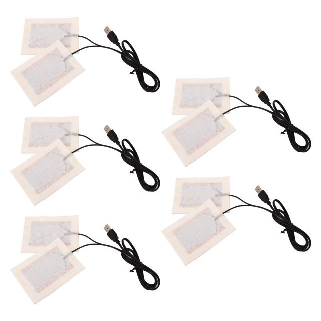 Electric Cloth Heater Pad,5 PCS DC5V USB Electric Heat Pad Portable Heater Pads True Excellence