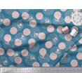 thumbnail image 2 of Soimoi Poly Georgette Fabric Dot,Bird & Fish Kids Print Fabric by Yard 42 Inch Wide, 2 of 3