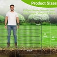thumbnail image 2 of BeesClover Outdoor Garden Fencing Decorative Garden Fence Rustproof Metal Wire Animal Barrier Fence for Dogs, Rabbits, Landscape Edging, and Patio, 2 of 6