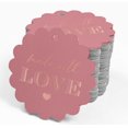 thumbnail image 4 of Inkdotpot Rose Gold Foil Paper Hang Tags Made With Love Text Favor Tags 100 Piece, 4 of 6