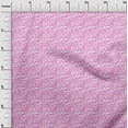 thumbnail image 3 of oneOone Polyester Spandex Light Pink Fabric Abstracts Sewing Craft Projects Fabric Prints By Yard 56 Inch Wide, 3 of 5