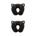 thumbnail image 3 of relayinert Portable U-Shaped Pillows Compact Comfort For Adventures Thoughtful Gift black cat 26*30cm 2Set, 3 of 6