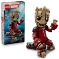 thumbnail image 1 of LEGO Marvel Ravager Jumpsuit Groot Building Toy for Boys & Girls - Poseable Display & Play Figure W/Detonator Device & Adjustable Eyebrows for Kids, Ages 10+ - Gift Idea for Birthdays - 76341, 1 of 9