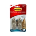 thumbnail image 1 of Command™ Hooks 17036BN-2EF, Brushed Nickel, Large, 2 Hooks/4 Strips/Pack, 1 of 8