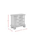 thumbnail image 3 of Picket House Furnishings Table de Chevet Serena 3 Tiroirs avec Ports USB, 3 of 11