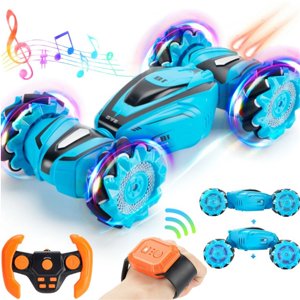 Jeux de voiture à distance RC Stunt Car Gesture Sensing 4WD Gestuelle RC Voiture drift à main contrôlée voitures à distance pour les enfants garçons filles Âge 612 18 RC Voitures jouets 60 Les mins jouent 2 Piles pour enfant