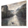 thumbnail image 1 of Design Art - Rivière de Montagne avec Brouillard et Pluie, 1 of 5