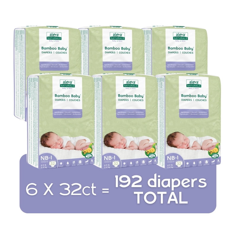 Aleva Naturals® Bamboo Baby Training Pants, Economy pack (Size 5) - 144 Count