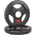 thumbnail image 1 of Soozier 2 x 11lbs Weight Plates Set, 2-Inch Barbell Weights Set, 1 of 10