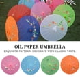 thumbnail image 3 of Parasol Antique Décoration Plafond Parasol en Soie Peint à la Main R0Y2, 3 of 8