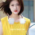 thumbnail image 3 of Labymos Portable Neck Fan Bladeless Wearable Cooling Head Fan 360 Degree Free Rotation Pipe 180, 3 of 8