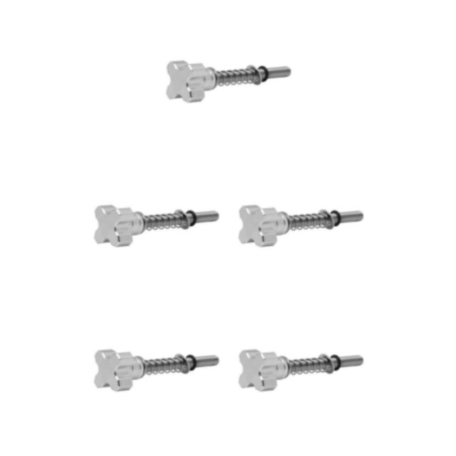 Baohd Easy Idle Screw Adjuster Screw Idle TPI For 250/300 Tpi/ Models Durable Silver 5Set