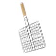 thumbnail image 3 of Miangastore Panier de Gril BBQ Portable Support de Gril Extérieur Panier de Gril pour Fête Panier de Gril pour Poisson Panier de Gril en Acier Inoxydable, 3 of 8
