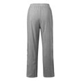 thumbnail image 4 of 2025 Pantalon d'Été à Rayures Imprimées pour Femmes pour Femmes Décontracté Automne Bouton Décontracté Polyvalent Ample Pantalon Petite pour Femmes Travail Décontracté Neuf Dixièmes, 4 of 5