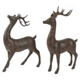thumbnail image 1 of Northlight Décorations de Noël Cerf Debout - 14 Pouces - Marron - Ensemble de 2, 1 of 6