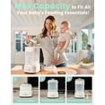 thumbnail image 4 of GROWNSY Bottle Sterilizer and Dryer for Baby Bottles, Electric Steam Sterilization Machine,Pacifiers, Pump Parts,Toys White, 4 of 8
