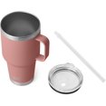 thumbnail image 4 of YETI Rambler Tasse en Paille 35 oz, Isolée sous Vide, Acier Inoxydable, Rose Grès, 4 of 8