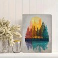 thumbnail image 2 of Sunset Forest Landscape Canvas Wall Art 15.75x11.81 Inches, 2 of 8