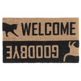 thumbnail image 1 of Tapis De Porte De Coiffe (Chat - Accueil / Au Revoir), 1 of 2