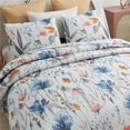 thumbnail image 2 of JML Bedspread Set, Queen, Colorful Floral, 3 Piece, 2 of 6