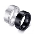 thumbnail image 4 of Rotatable Titanium Steel Ring Men's Stainless Steel Rotating Ring Black Hand Jewelry Easy to wear, 4 of 4