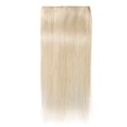 thumbnail image 2 of Extensions de Cheveux Humains Remy 100 % à Clip, Cheveux Humains Lisses et Soyeux, 7 Pcs, 15 clips, 2 of 6