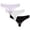 Black, variant on Women's Seamless Lace Thong Underwear Set - 3-Piece Low Waist Comfortable and Breathable Panties for Daily Wear