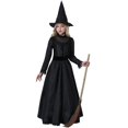 thumbnail image 2 of Girls Deluxe Dark Witch Costume, 2 of 3