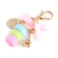 thumbnail image 2 of Porte-clés Coloré Mignon Macaron Tour Eiffel Pendentif de Sac Décoration de Charme de Voiture (Bleu), 2 of 3
