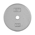 thumbnail image 1 of CAP Barbell Standard 1-Inch Cast Iron Weight Plate, 10 lb, Single, Grey, 1 of 4