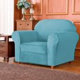 thumbnail image 2 of Housse de Canapé Extensible en Velours 4 Pcs 2024, Housse de Protection Séparée pour Coussins (Canapé Sable), 2 of 6