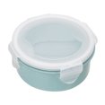 thumbnail image 2 of Oleegame 2PC Blue Juice Simple Refrigerator Preservation Box Small Lunch Box Kitchen Lunch Box Plastic Storage Box Sealed Box For Lunch Kitchen Arrangement, 2 of 9