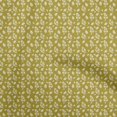 thumbnail image 1 of oneOone Velvet Lime Green Fabric Leaves Sewing Craft Projects Fabric Prints By Yard 58 Inch Wide, 1 of 5