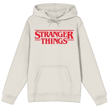 Stranger Things Chandail à Capuchon à Logo Classique – Chandail à Capuchon Sable - Grand