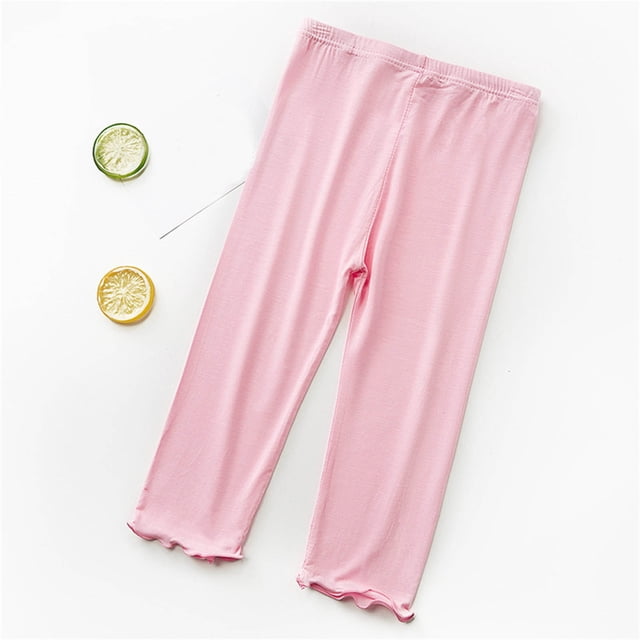 LSLJS Toddler Baby Girls Candy Color Solid Color Leggings Casual Kids Tight Pants, Children Pants