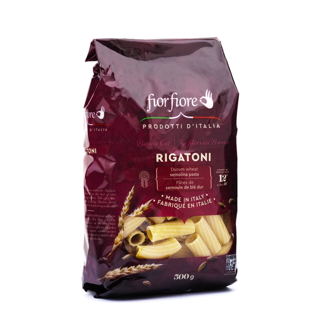Fiorfiore Trafilés au bronze 12.5 % de Protéines Pâtes Rigatoni