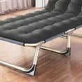 thumbnail image 4 of Folding Bed Single Person Folding Bed Camping Folding Bed Camping Bedchair Single Bed Recliner Folding Bed Single Person Folding Reclining Lounger For Camping Office Lunch Break, 4 of 8