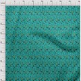 thumbnail image 3 of oneOone Cotton Silk Fabric Leaves & Floral Block Print Fabric BTY 42 Inch Wide, 3 of 4