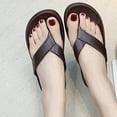 thumbnail image 3 of FRSASU Womens Flip Flops for Women Comfortable Strap Yoga Mat Non-Slip Slippers with Arch Support Brown, 3 of 9