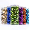 thumbnail image 2 of Christmas Bright Plastic Ball Pendant Decoration Barrel Electroplating Ball Tree Set With Shop Opening Ceiling, 2 of 8
