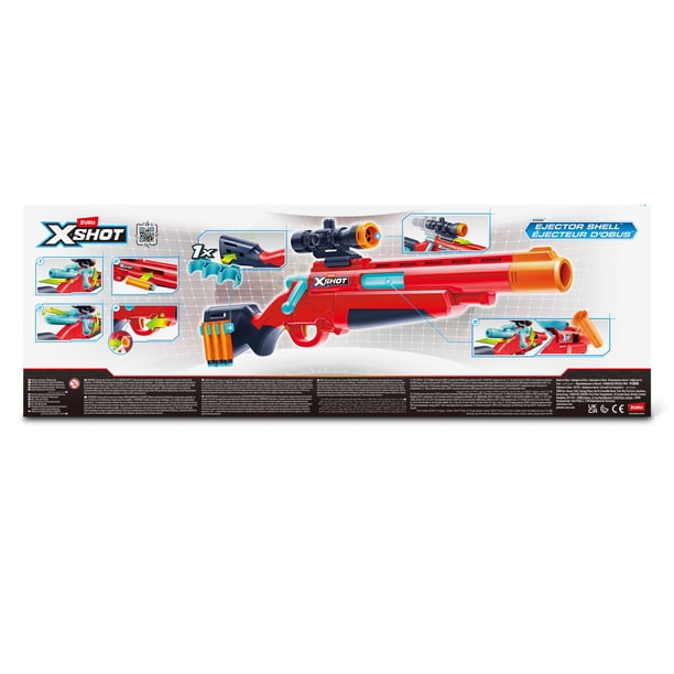 XSHOT Excel Ejector Shell by ZURU Outdoor Blaster with Scope, 8