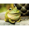 thumbnail image 4 of Evergreen Garden Medium Portly Frog Polystone Outdoor Statue and Key Holder, 4 of 6