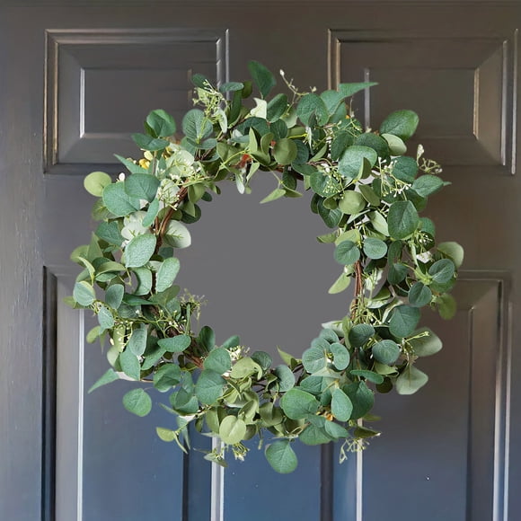 Summer Berry Wreath Festival Rattan Door Hanging Leaf Rattan Decorative Pendant Cedar Christmas Wreath Winter Door Signs Mini Wreath Boxwood Valley Heart Wreath Wooden Wreath