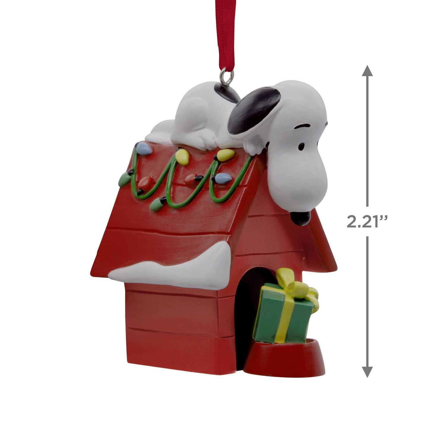 Hallmark Christmas Ornament (Peanuts Snoopy on Holiday Doghouse)