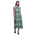 thumbnail image 1 of Bimba Robe Dos Nu Teinture sur Nœuds d'Été pour Fête, Col Licou, Tenue de Plage pour Femmes - Très Petit, 1 of 6
