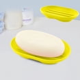 thumbnail image 4 of Soap Drainer Box, Non-Slip Silicone Soap Holder, Bathroom Soap Tray with Drain Holes, Compact Soap Dish for Countertop, Shower, Kitchen, Easy to Clean, Neat Decor, Space-Saving Design, 4 of 6