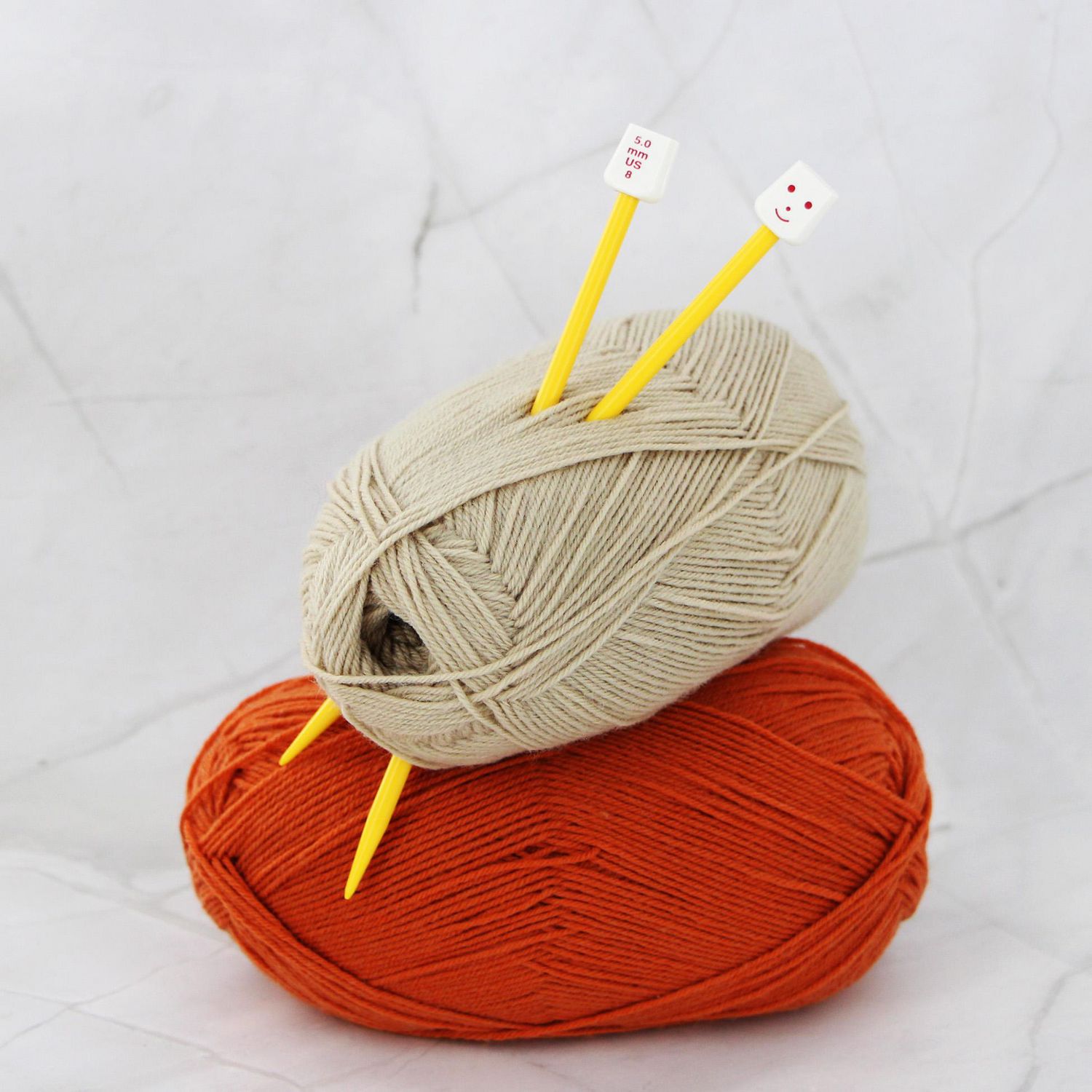 LOVE KNITTING Kids’ Single-Point Needles, 18 cm (7 in), 6 mm (0.24 in)