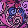 thumbnail image 1 of Ahgly Company Machine Washable Indoor Square Transitional Plum Velvet Purple Area Rugs, 7' Square, 1 of 7