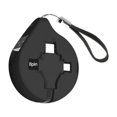 thumbnail image 1 of Charging Cable Retractable 5 Gear Length Type C/Micro USB Bending Resistance 3A 1M Lanyard Charger Cord for Home, 1 of 10